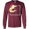 Image of Christmas Shrimp T-Shirt - Shrimp With Santa Hat Tee
