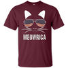 Image of "Meowrica" Patriotic Cat T-Shirt