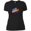 Image of American Gay Flag Shirt, LGBT America Pride, 4th of July Tee