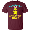 Image of Funny happy Easter April fool's day cool T-shirts Tees