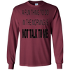 Image of A Fun Thing To Do In The Mornings Is Not Talk To Me Shirt