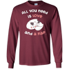 Image of All You Need Is Love And A Nap - Funny Cat Nap Shirt