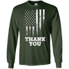 Image of American Flag Veteran's Day Thank You Shirt