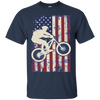 Image of American Flag Mountain Biking Shirt Long Sleeve Bike Lover