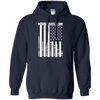 Image of American Flag No One Fights Alone Pride Ems Police T-Shirt
