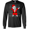 Image of American Bully Dabbing Santa Claus Xmas