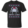Image of Santa Claws Festive Crab Ugly Christmas Gift Long Sleeve