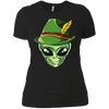 Image of Alien Oktoberfest T shirt Men Lederhosen Alpine Ufo Lover
