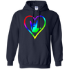 Image of American Sign Language Tshirt I love you - Rainbow - Pride