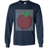Image of Apple Pi Day Shirt 3.14 First 1,000 Digits | FUNNY PI SHIRT