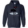 Image of 'I Lab You Very Much' Valentine's Day Black Labrador Shirt