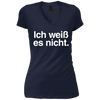 Image of "Ich Weiss Es Nicht" Funny German Teacher Student Shirt