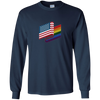Image of American Gay Flag Shirt, LGBT America Pride, 4th of July Tee