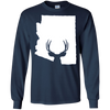 Image of Arizona Deer Hunter Deer Hunting Long Sleeve T-shirt