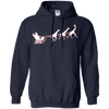 Image of African Santa Sleigh Giraffe T-shirt Merry Christmas Gifts