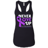 Image of Alzheimer's Awareness Never Give Up Long Sleeve T-Shirt