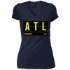Image of ATL Atlanta Georgia USA Travel Souvenir Long Sleeve (Yellow)