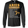 Image of Aries March 21 To April 20 Zodiac T Shirt