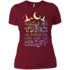 Image of Adult Trick Or Treating For Wine Rainbow T-Shirt