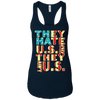 Image of American Flag Shirt - They Hate Us Cuz They Ain't Us