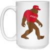 Image of Bigfoot Wearing #MAGA Hat T-Shirt Trump Republican
