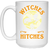 Image of Witches With Hitches Funny Camping Halloween T-Shirt Gift
