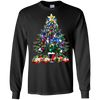 Image of Christmas Tree Wine Glass - Merry Xmas Shirt Tee