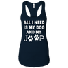Image of All I need is my dog and my jeep funny dog lover Tee Shirt