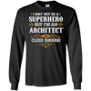 Image of Chemises d’architecte pas super-héros drôle architecte cadeau T-shirt