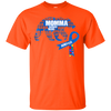 Image of Apraxia Awareness Blue Ribbon T-shirt Momma Bear Shirt