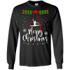 Image of Aerial Yoga Merry Christmas T-shirt Ugly Christmas Yoga
