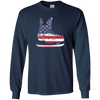 Image of American Flag Shirt Patriotic Ice Hockey Skate Vintage Gift