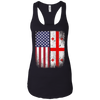 Image of American Georgian Flag T-shirt Georgia Republic Country