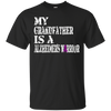 Image of Alzheimer's Awareness Tee For Grandfathers Purple Ribbon Tee