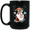 Image of Christmas Snowman Shih Tzu Funny T-shirt