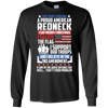 Image of A Proud American Redneck Support Guns Troops Flag T Shirt