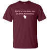 Image of "Don't try to keep up. I'm from Wisconsin." WI wisco t-shirt