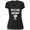 Image of Bête sarcastique épelant le tee-shirt de champion