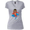 Image of African American Girl Super Hero Kids T Shirt