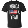 Image of 'Merica Yeah T-Shirt USA Flag 4th July American Patriotic US