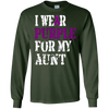 Image of Alzheimer's Awareness Tshirt I Wear Purple For My Aunt