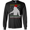 Image of Santasquatch Christmas Ugly Sweater T-Shirt Funny Gift