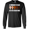 Image of A Woman's Place Is in the Resistance: Feminist T-Shirt