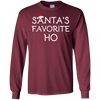 Image of Santa's Favorite Ho Tshirt Funny Christmas Gift Tee Shirt