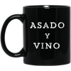 Image of Asado y Vino T-shirt - Funny BBQ Beef and Wine T-Shirt