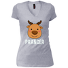 Image of Santa Reindeer Prancer T-Shirt Christmas Group Costume Tee