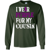 Image of Alzheimer's Awareness T-shirt I Wear Purple For My Cousin
