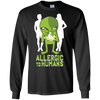 Image of Allergic To Humans Funny Alien Galaxy Space Abduction Shirt