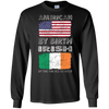 Image of American by Birth Irish by Grace of God Heritage T-Shirt