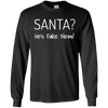 Image of Santa Fake News T-Shirt Trump Joke Funny Christmas Gift